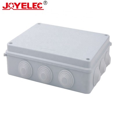 Plastic Ip65 Waterproof Junction Box Indoor Outdoor Electrical Connection Box Cable Branch Box Ra 255*200*80 Enclosure