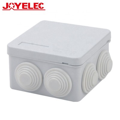 Abs Pvc Plastic Ip55 Waterproof Junction Box Outdoor Electrical Connection Box Cable Branch Box Ra 85*85*50 Enclosure