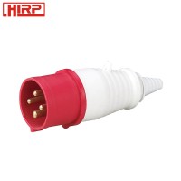 RP-014L factory directly sell Red Color 4-Pins 16A 400V PP Or Nylon Material Industrial plug and socket