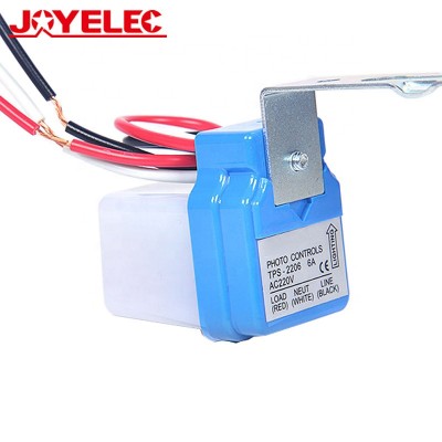 TPS AS Automatic Auto On Off Photocell Street Light Switch AC220V 50/60Hz 10A Photo Control Photoswitch Sensor Switch