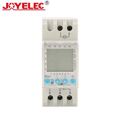 THC810 30A 220V LCD Multifunction Programmable Daily Weekly Analogue Digital Timer Switch Time Controller Timing Switch AHC810