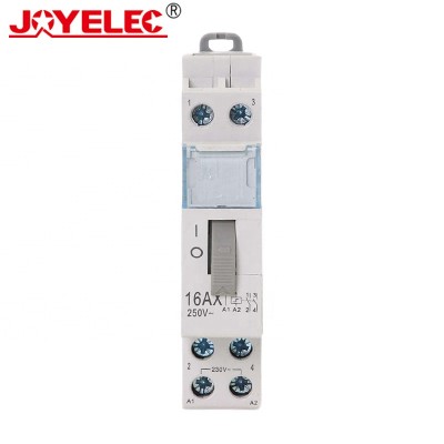 China Factory DIN Rail 35mm Module Impulse Relay Latching Switch Single Pulse Latching Relay