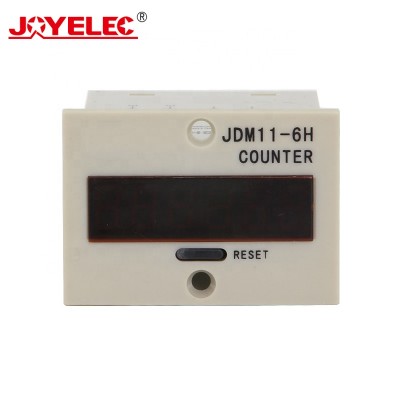 6 Digit Display Electronic Digital JDM11-6H Industrial Counter Power Failure Memory 4 Pin Voltage Count DC12V 24V AC110V 220V