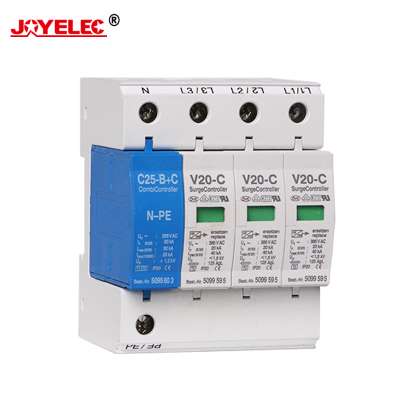 Lightning Protector Combi Controller Surge Controller IP20 V20+C/3+NPE-385V