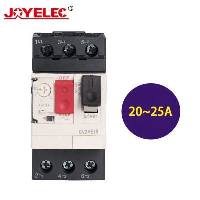 Motor Starter GV2-ME22C  20-25A Motor Protector Circuit Breaker Switch GV2ME22C GV2 Series 3P