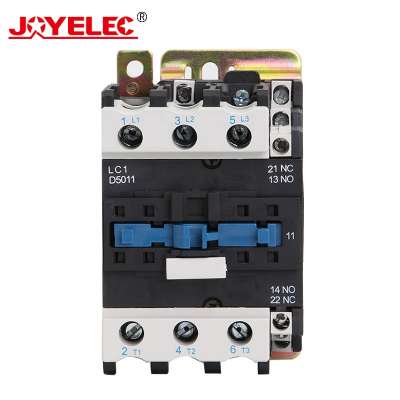 CJX2 5011 LC1D5011 50A AC Contactor Motor Magnetic Contactor 3 Phase 3P 3 Pole 3P+NO+NC Contacts Relay 380V 220V Coil