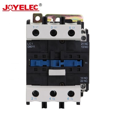 CJX2 8011 LC1D8011 80A AC Contactor Motor Magnetic Contactor 3 Phase 3P 3 Pole 3P+NO+NC Contacts Relay 380V 220V Coil