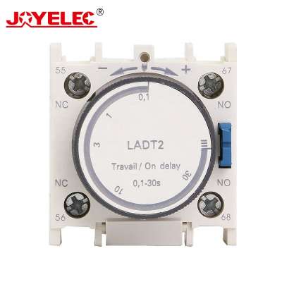 On Delay Time Auxiliary Contact Blocks for Contactor LADT2 0.1-30S LA2-DT2 1NO+1NC