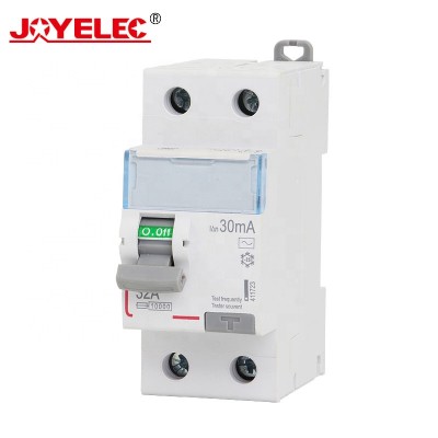 Factory Direct Selling 2P Earth Leakage Circuit Breaker DX3-ID 10A 16A 20A 25A 32A 40A 63A 2P Earth Leakage Circuit Breaker