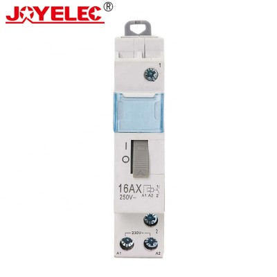 China Factory DIN Rail 35mm Module Impulse Relay Latching Switch Single Pulse Latching Relay