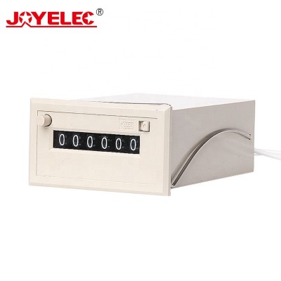 6 Digit Digital Industrial Mechanical Electromagnetic Counter Meter CSK6-NKW DC12V 24V AC110V 220V Counters