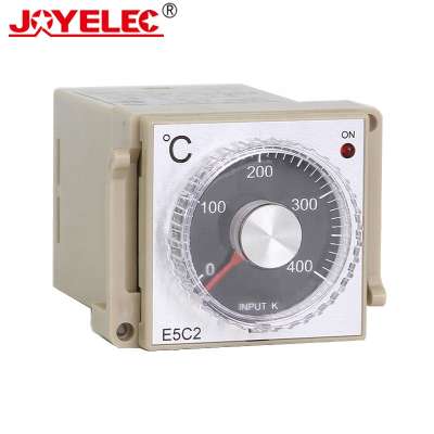 0-399C 220V K Type Thermocouple Input Guide Rail Type Temperature Controller E5C2 PID Controller Temperature Meter