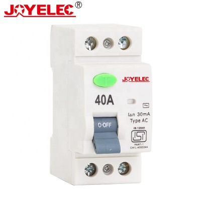 Earth Leakage Circuit Breaker RCD RCBO RCCB ELCB CIRCUIT BREAKER 2P